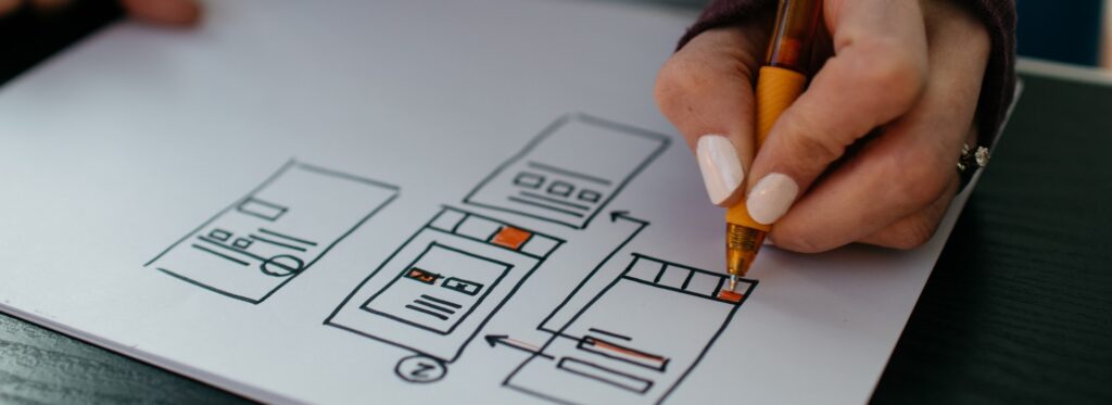 UX:UI-trends voor 2023 tekening